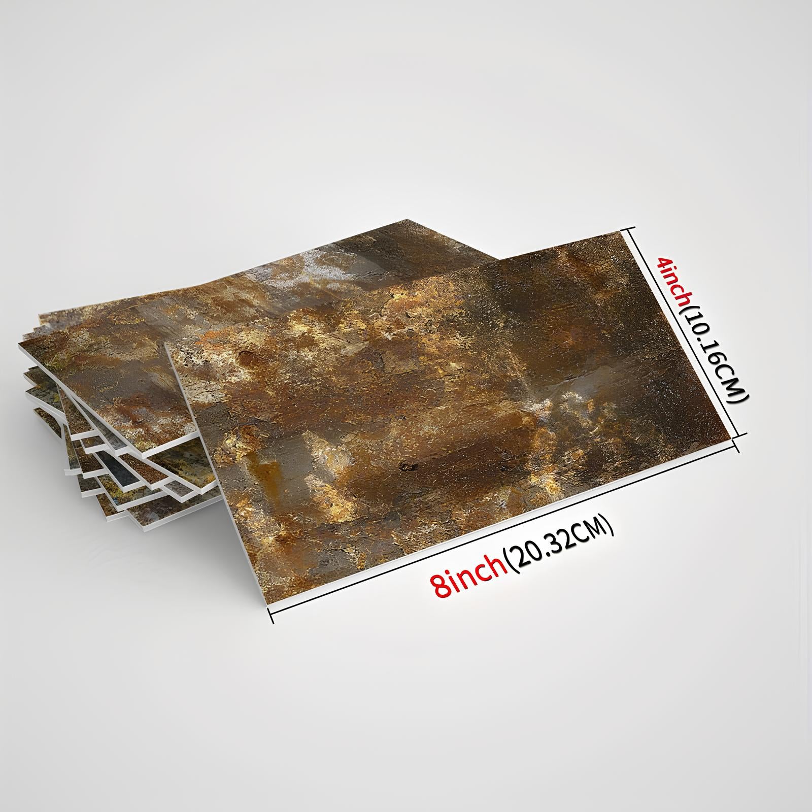 Carreaux adhésifs motif bois - UstensilesCulinaires