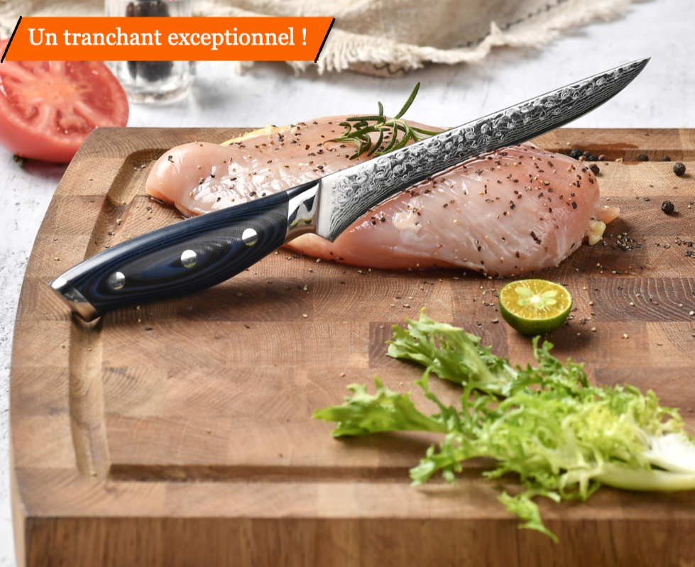 Couteau chef long - Akira - UstensilesCulinaires