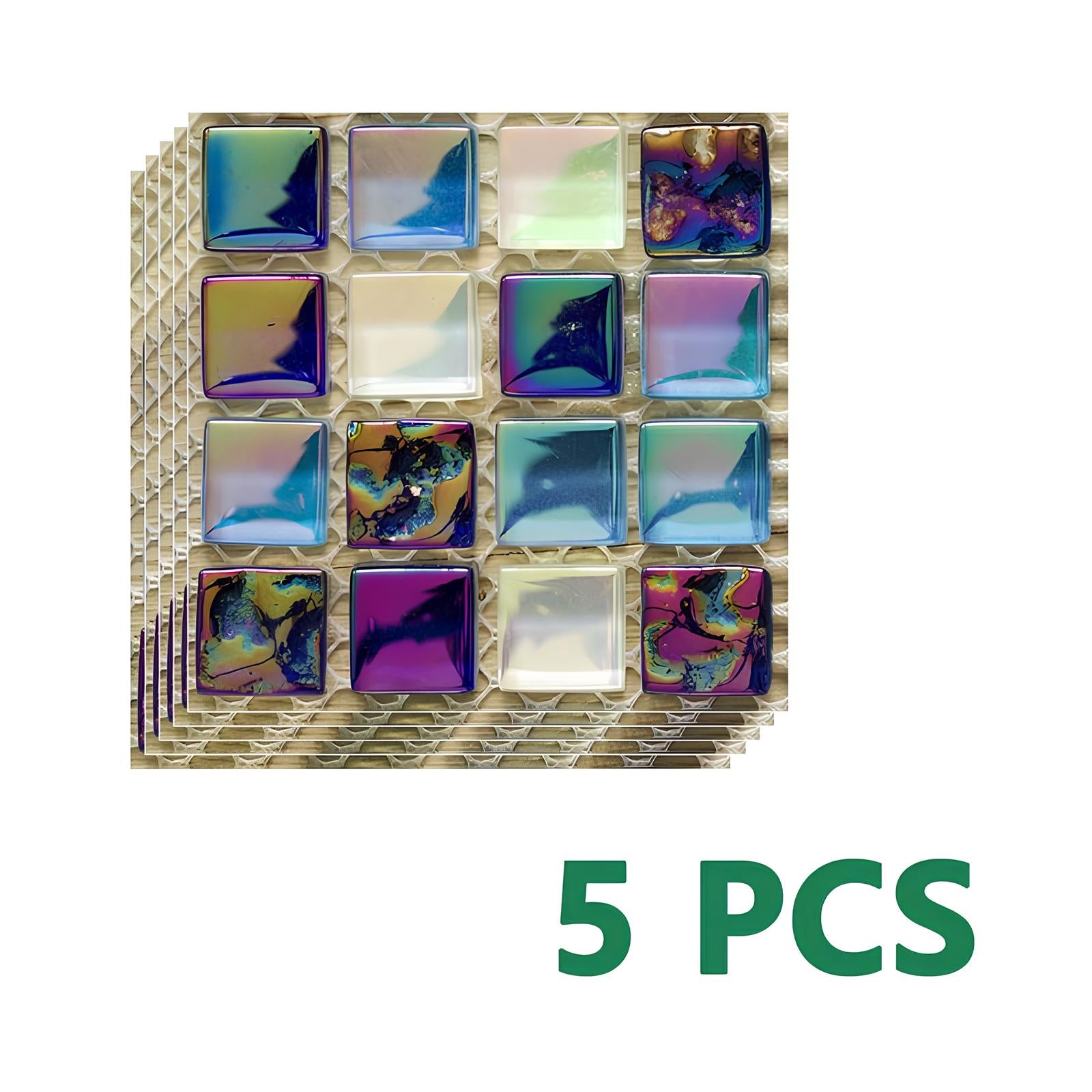 Carreaux adhésifs Mosaïque en Cristal Coloré - UstensilesCulinaires