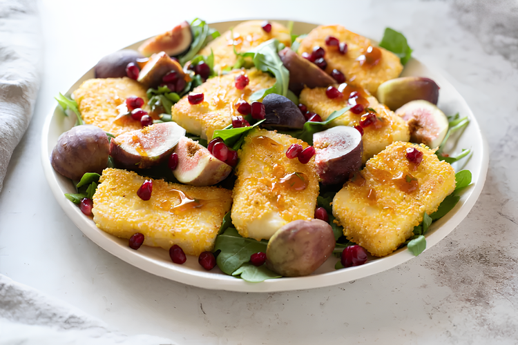 Fromage Halloumi grillé à la mode grecque