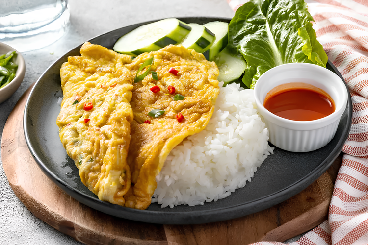 Omelette thaïlandaise