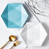 Vaisselle poterie artisanale | Assiette hexagonale | Ustensiles Culinaires