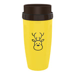 Mug avec couvercle rétractable souple et hermétique - UstensilesCulinaires