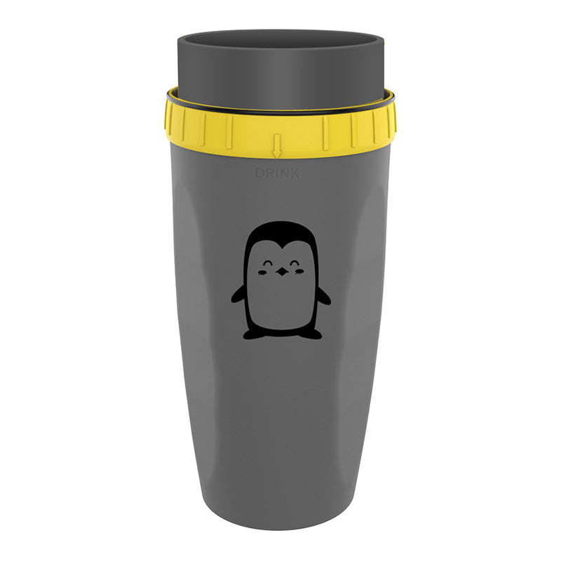 Mug avec couvercle rétractable souple et hermétique - UstensilesCulinaires