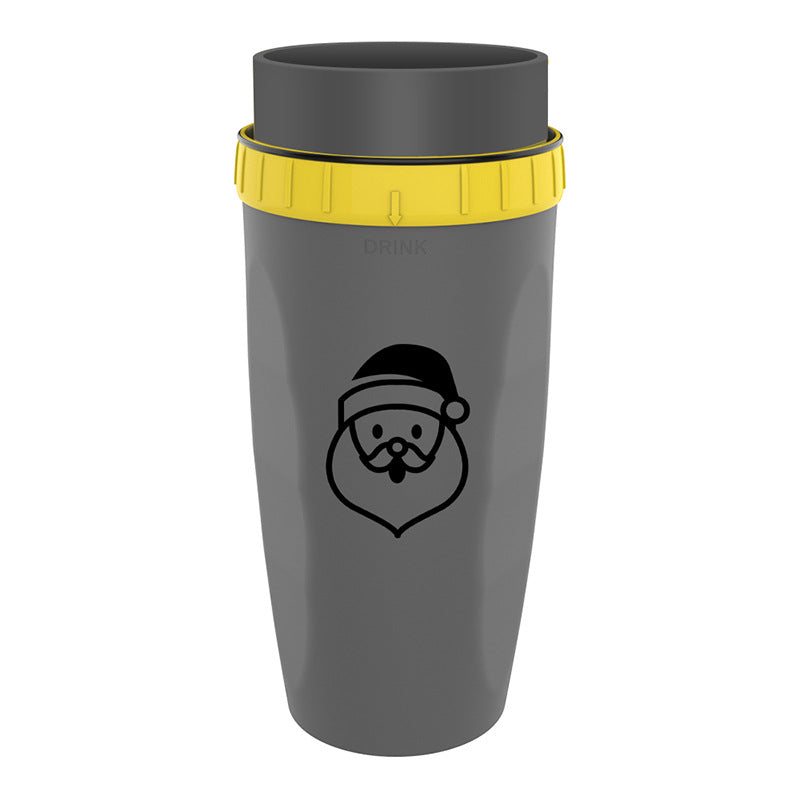 Mug avec couvercle rétractable souple et hermétique - UstensilesCulinaires