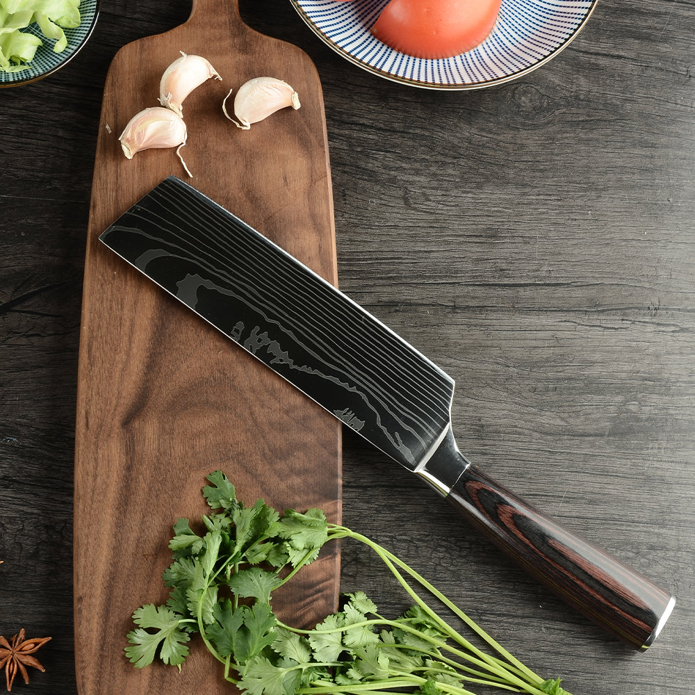 Couteau japonais - Santoku 17 cm - UstensilesCulinaires