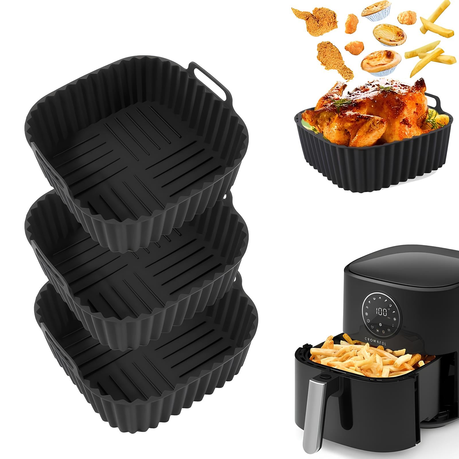 Moule carré en résine, 6 tailles de moules en silicone au choix Moule carré en résine, 6 tailles de moules en silicone au choix