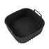 Moule carré en silicone réutilisable pour Airfryer - UstensilesCulinaires