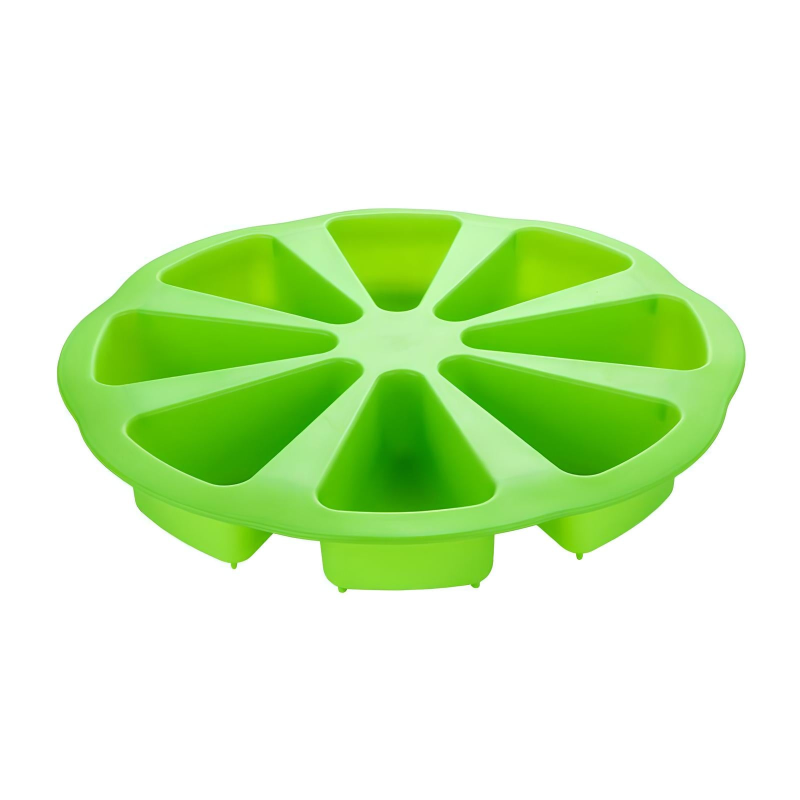 Moule à gâteau silicone préformé huit parts - UstensilesCulinaires