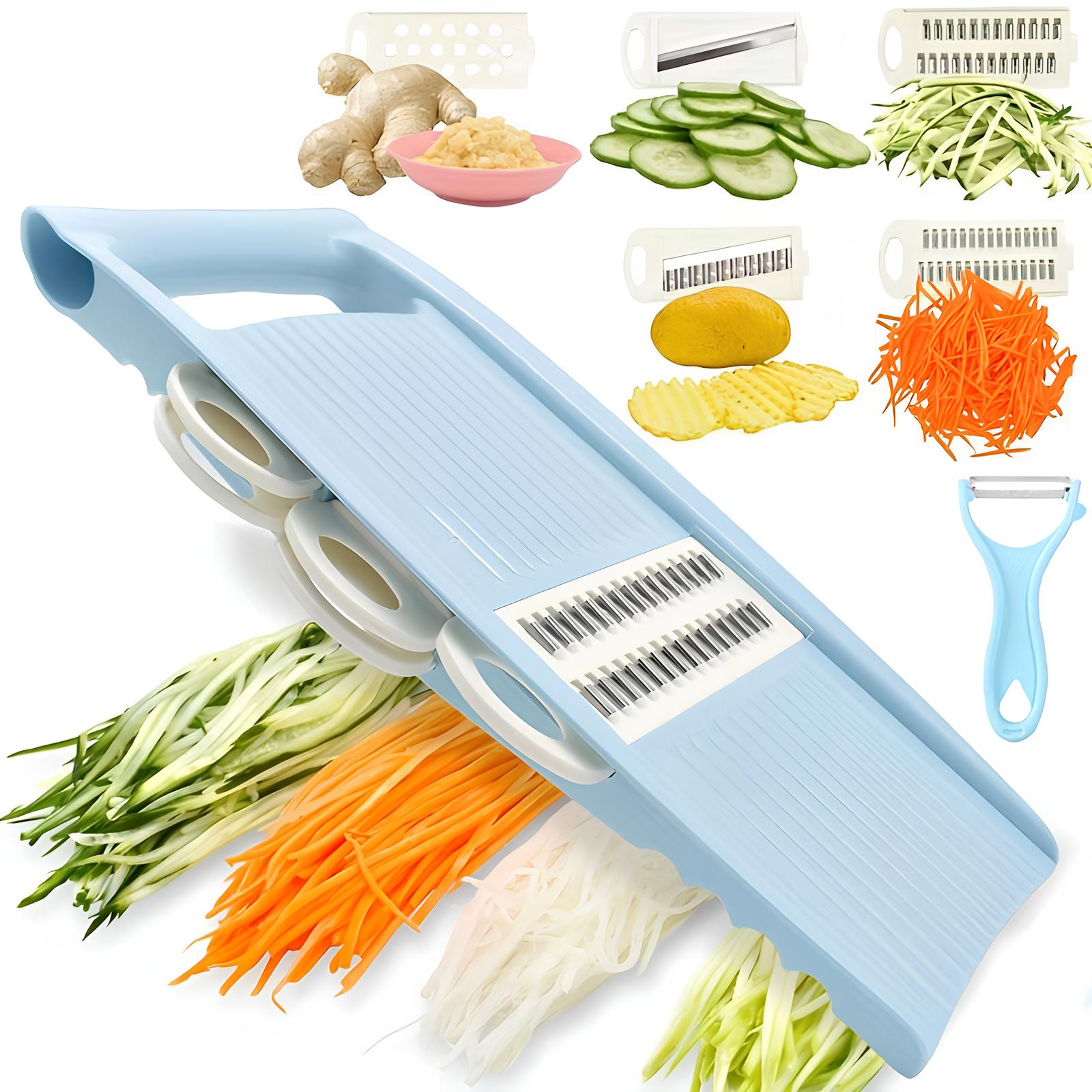 Mandoline de cuisine multifonctionnelle 5 en 1 - UstensilesCulinaires