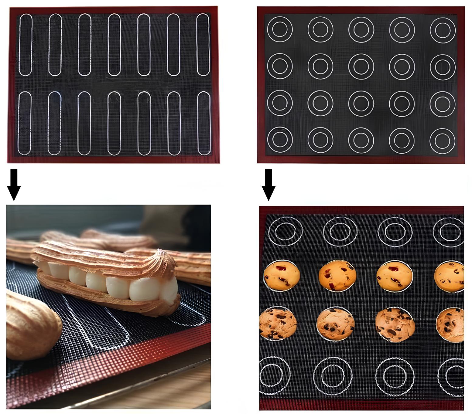 Tapis de cuisson en silicone perforé - UstensilesCulinaires