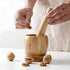 Mortier et pilon en bambou - UstensilesCulinaires