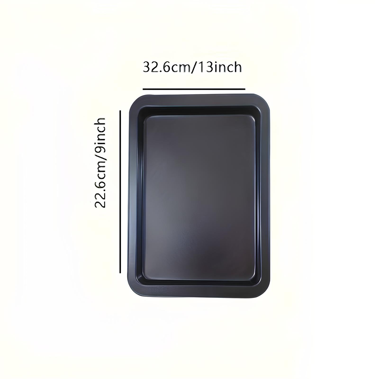 Plat à Four en acier inoxydable noir - UstensilesCulinaires