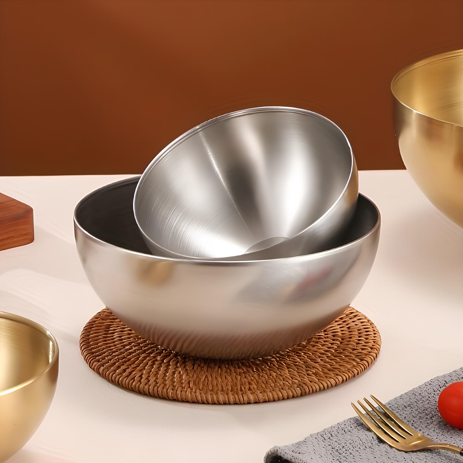Shaded Blue Ceramic Salad Bowl