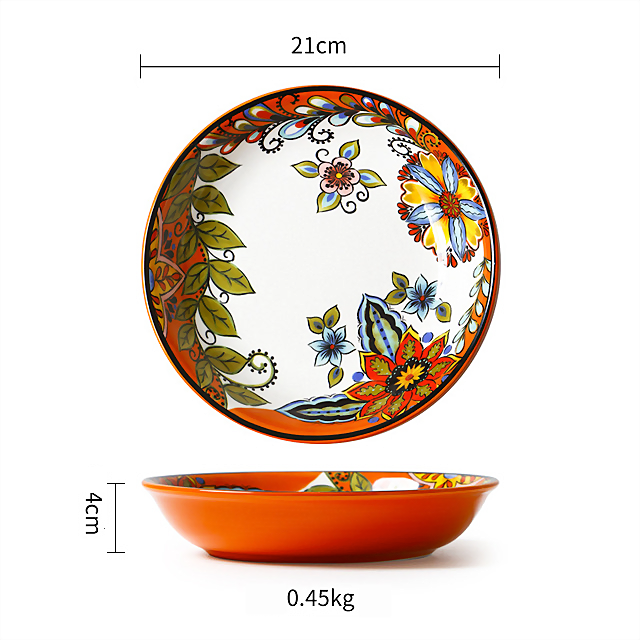 Assiettes creuses originales | Assiettes creuses motif | Ustensiles Culinaires