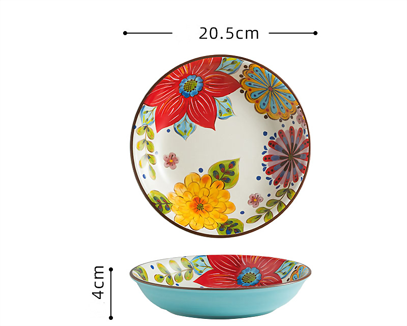 Assiettes creuses originales | Assiettes creuses motif | Ustensiles Culinaires