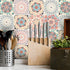 Autocollant mural à motif bohème - UstensilesCulinaires