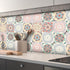 Autocollant mural à motif bohème - UstensilesCulinaires