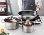 Batterie de cuisine Wok 3 pièces - UstensilesCulinaires