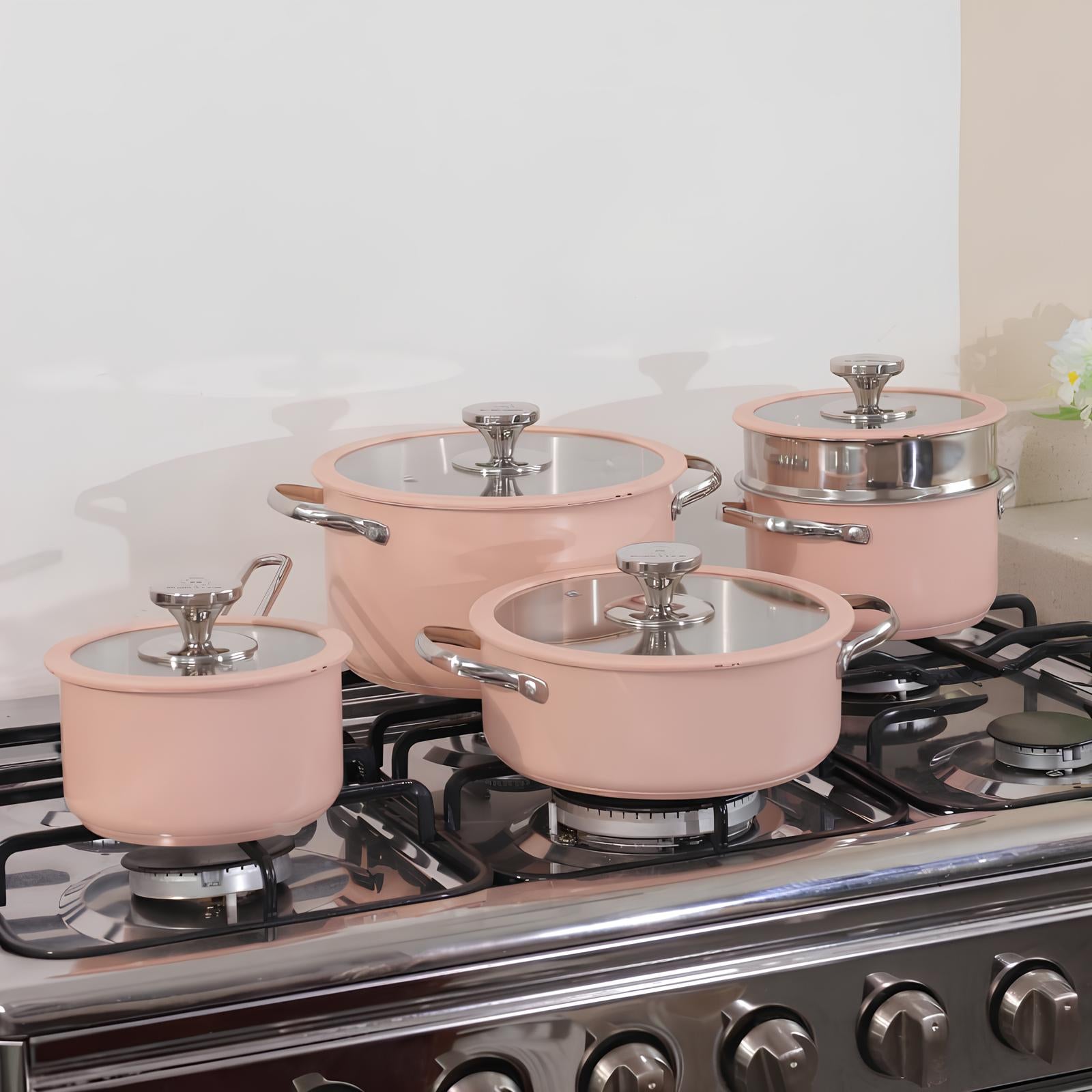 Just Perfecto Ensemble de casseroles et poêles antiadhésives, pour Just Perfecto Ensemble de casseroles et poêles antiadhésives, pour