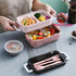 Lunch Box en acier inoxydable tout inclus - UstensilesCulinaires