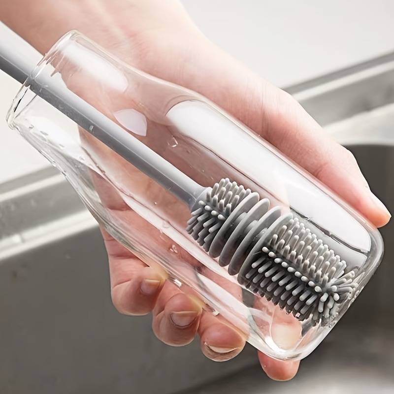 Brosse de nettoyage de bouteille en silicone