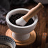 Mortier et pilon de cuisine en porcelaine - UstensilesCulinaires
