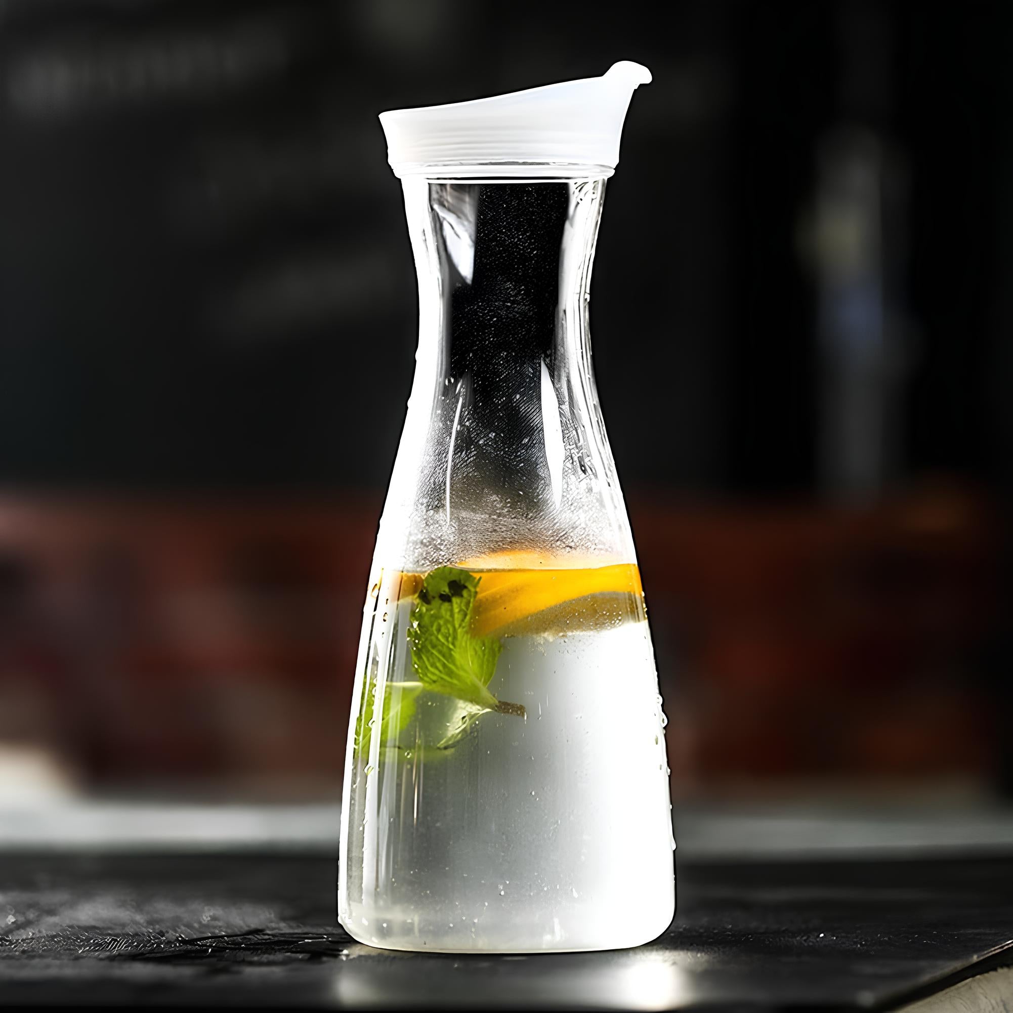 Carafe d'eau incassable en acrylique - UstensilesCulinaires