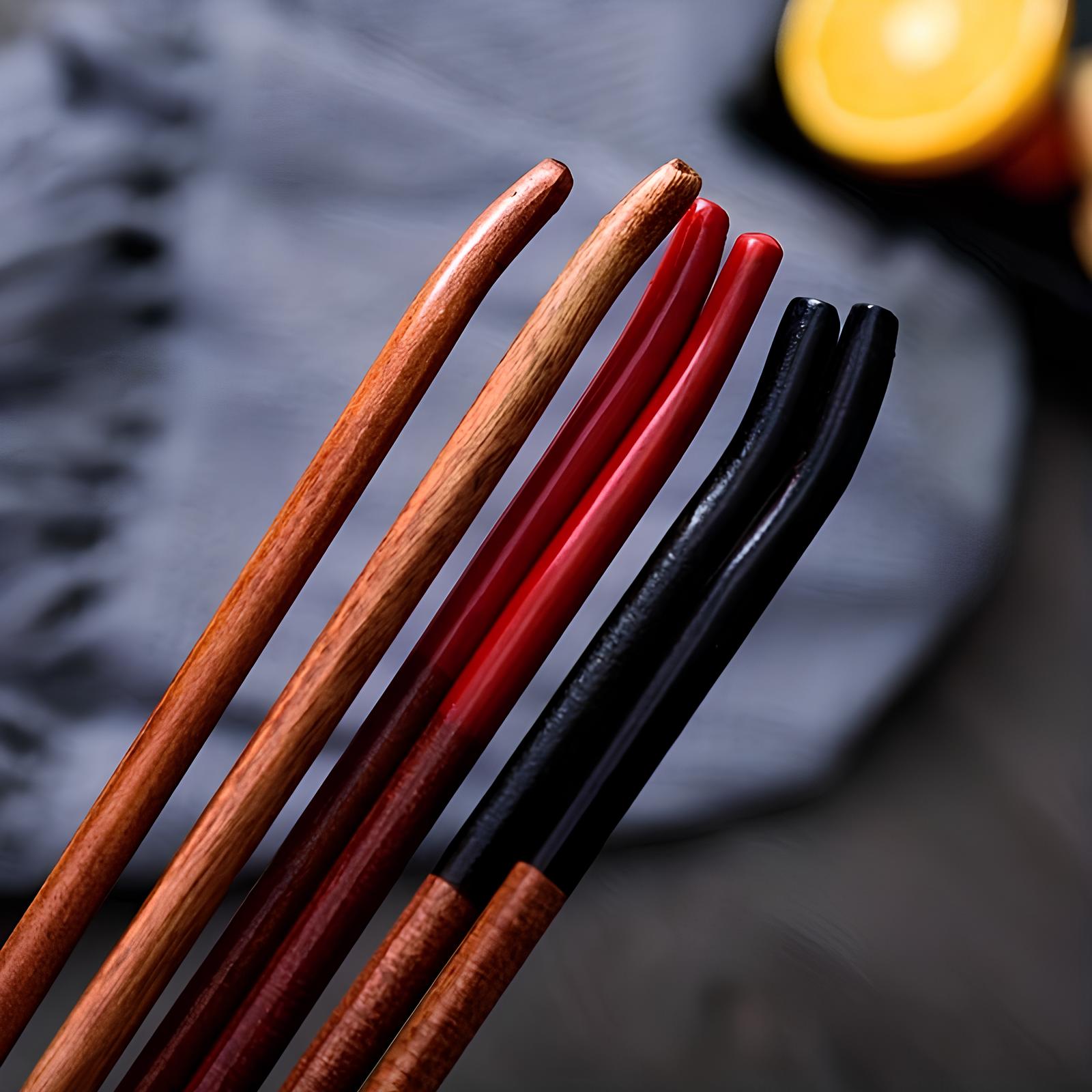 Cuillères en bois au marquage coloré - UstensilesCulinaires