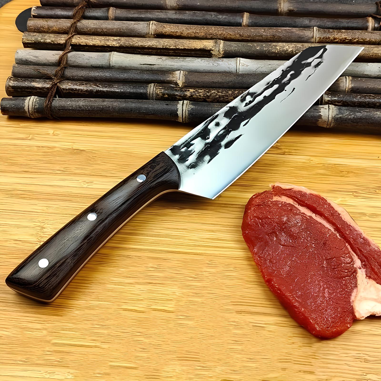 Couteau chef japonais forgé - Tora - UstensilesCulinaires