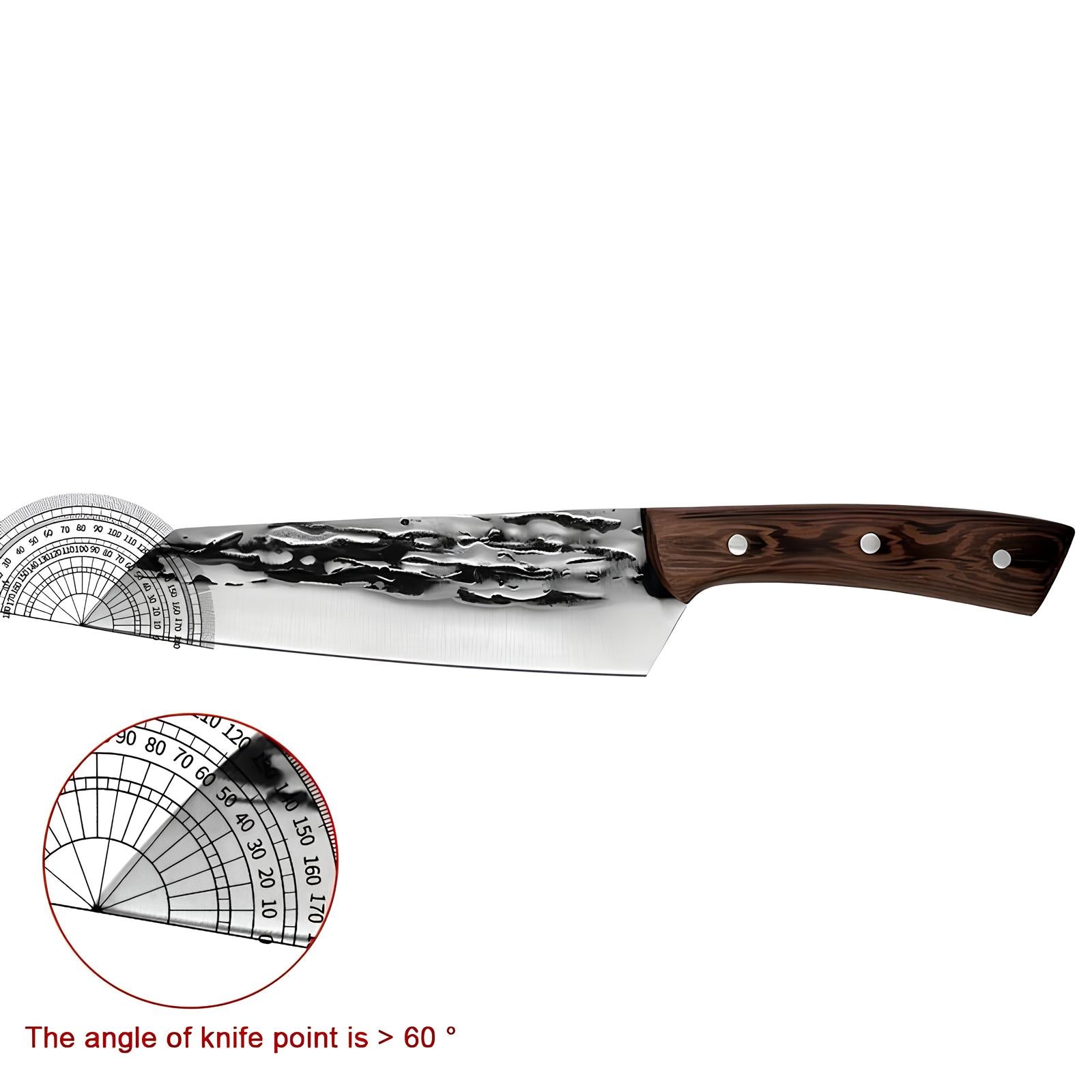 Couteau chef japonais forgé - Tora - UstensilesCulinaires
