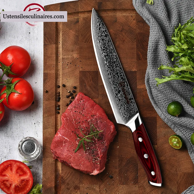 Couteau chef - le santoku - UstensilesCulinaires