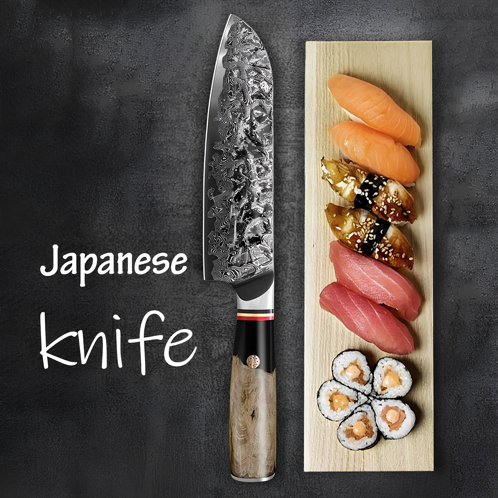 Couteaux japonais manche résine - Kazoku - UstensilesCulinaires