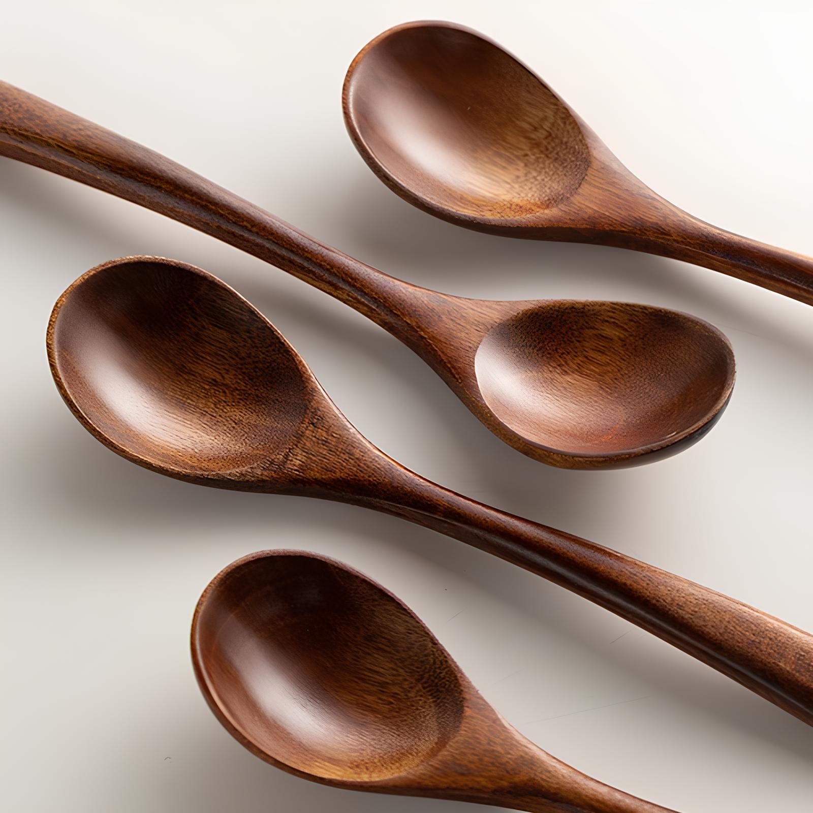 Cuillères en bois fabriquée à la main - UstensilesCulinaires