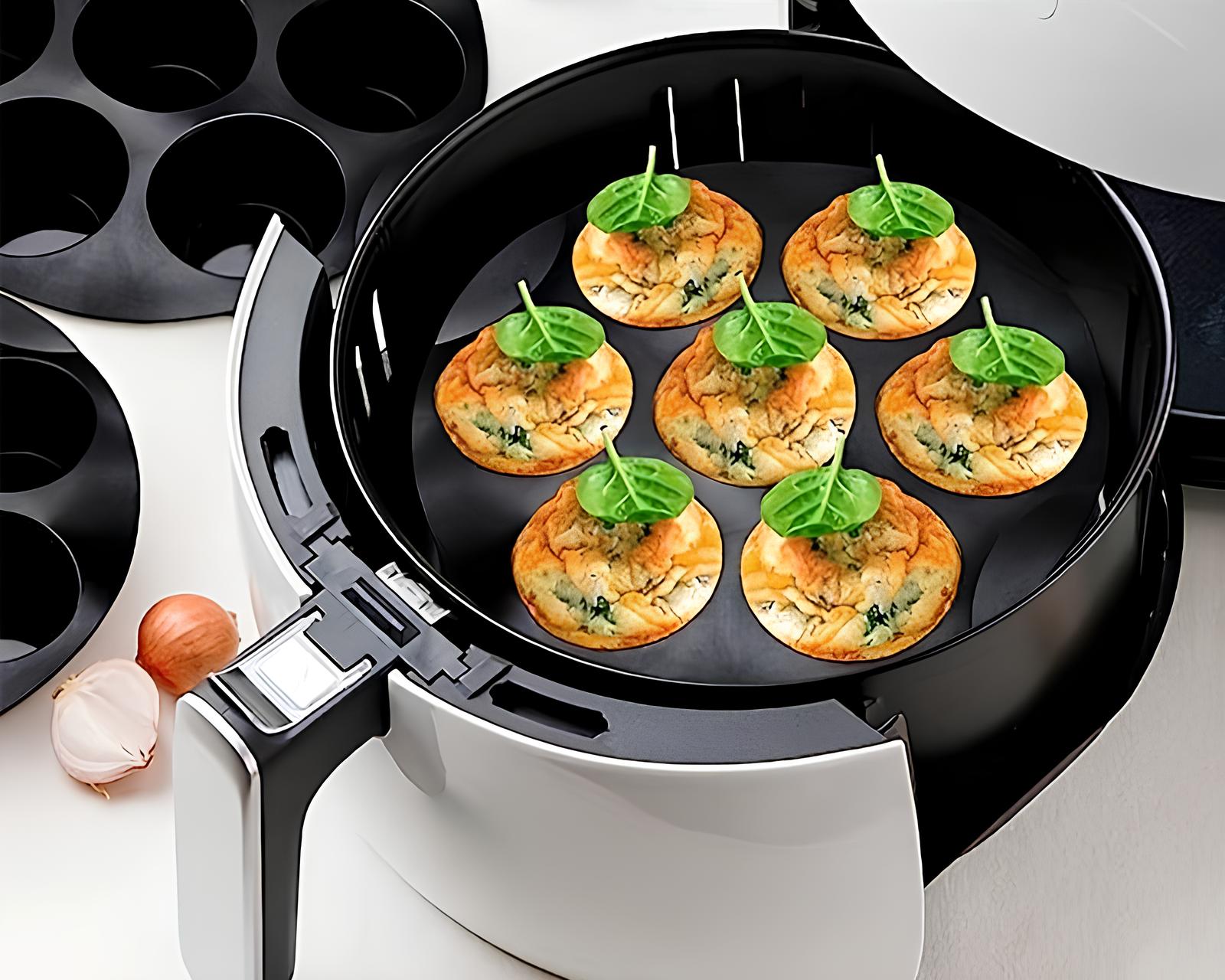 Moule à muffins et cupcakes  pour friteuse à Air - Airfryer - UstensilesCulinaires