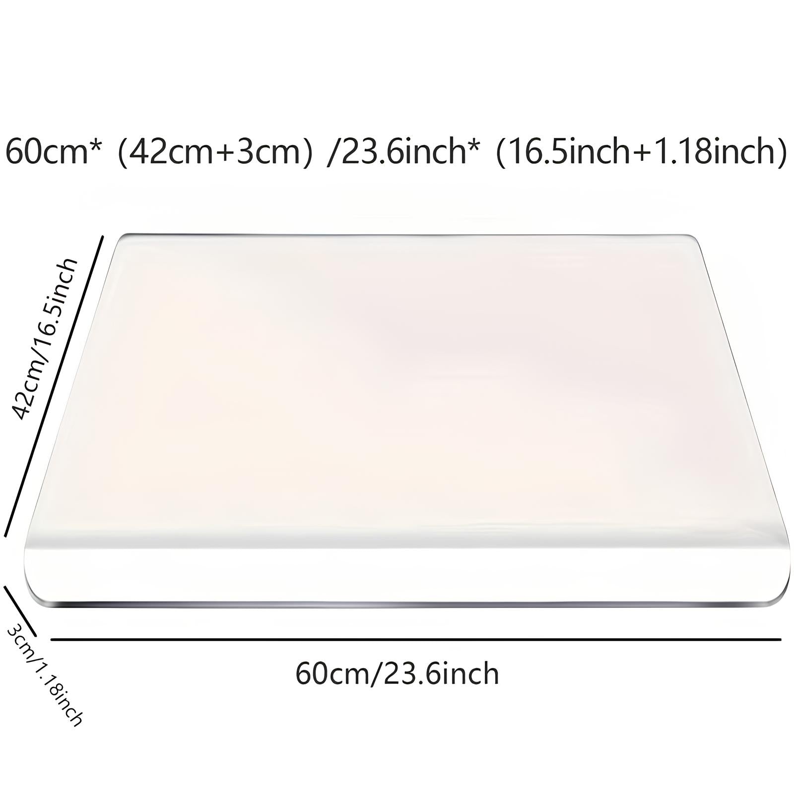 Planche à découper transparente en acrylique - UstensilesCulinaires