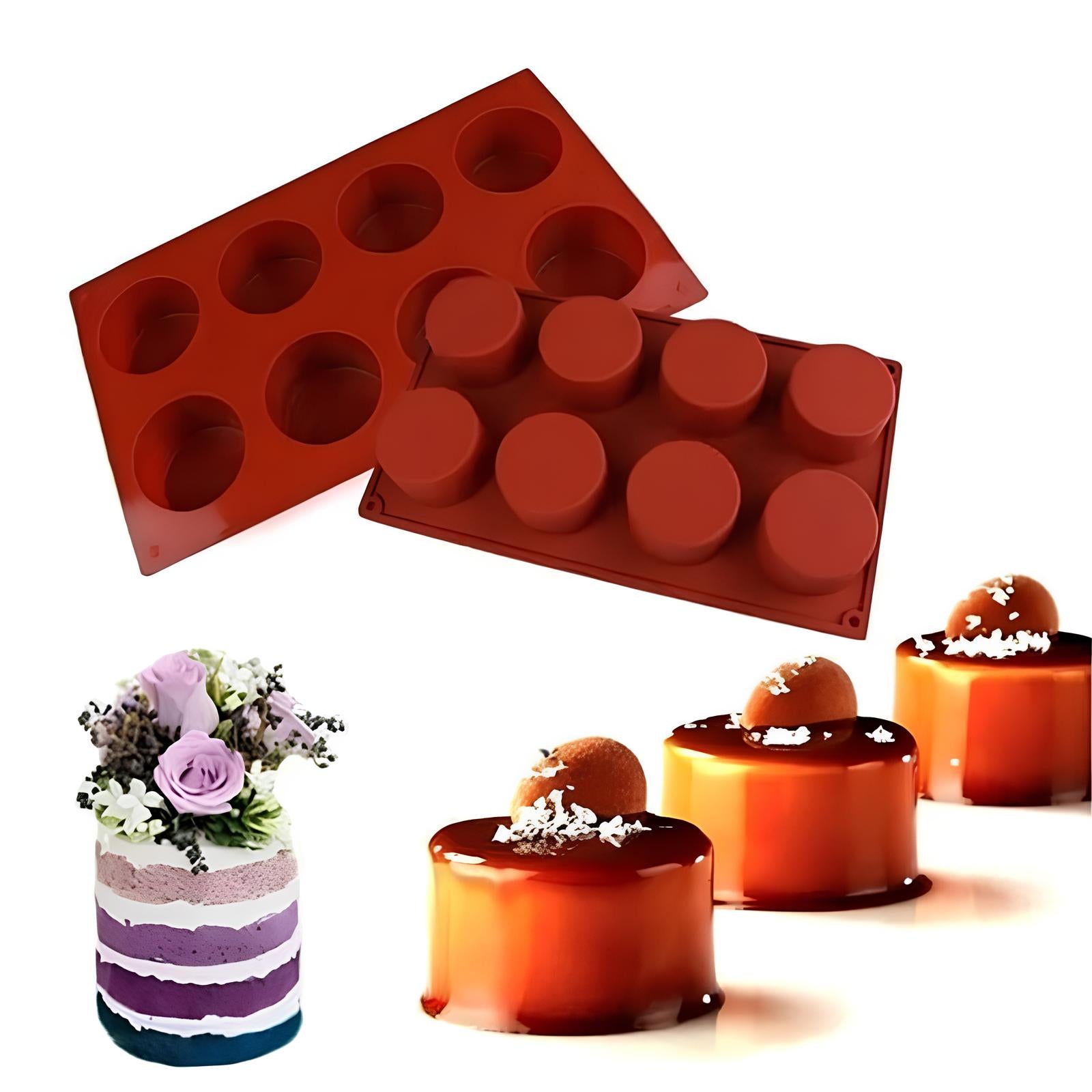 Moule à gâteau en silicone - Les cupcakes - UstensilesCulinaires
