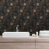 Black retro wall sticker 