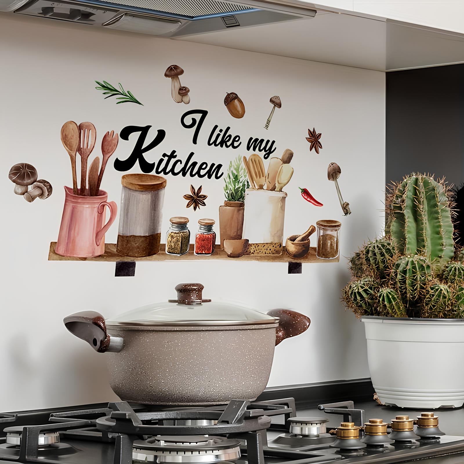 Stickers muraux - I like my Kitchen - UstensilesCulinaires