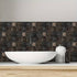 Black retro wall sticker 