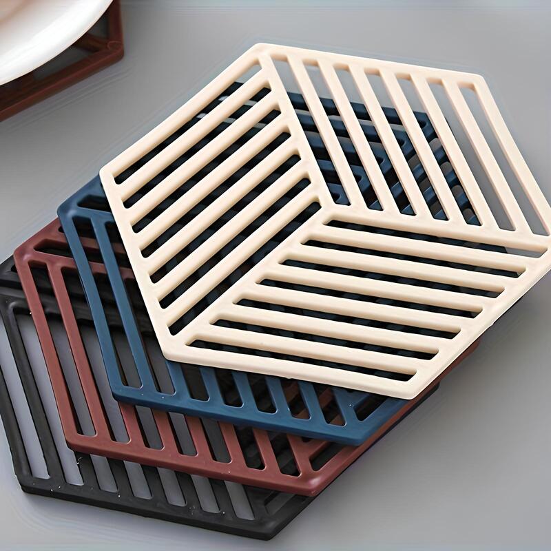 Hexagonal Silicone Trivet