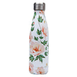 Bouteille en inox Isotherme sans BPA - Les fleurs - UstensilesCulinaires
