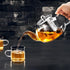 Théière infuseur ronde en verre borosilicate - UstensilesCulinaires