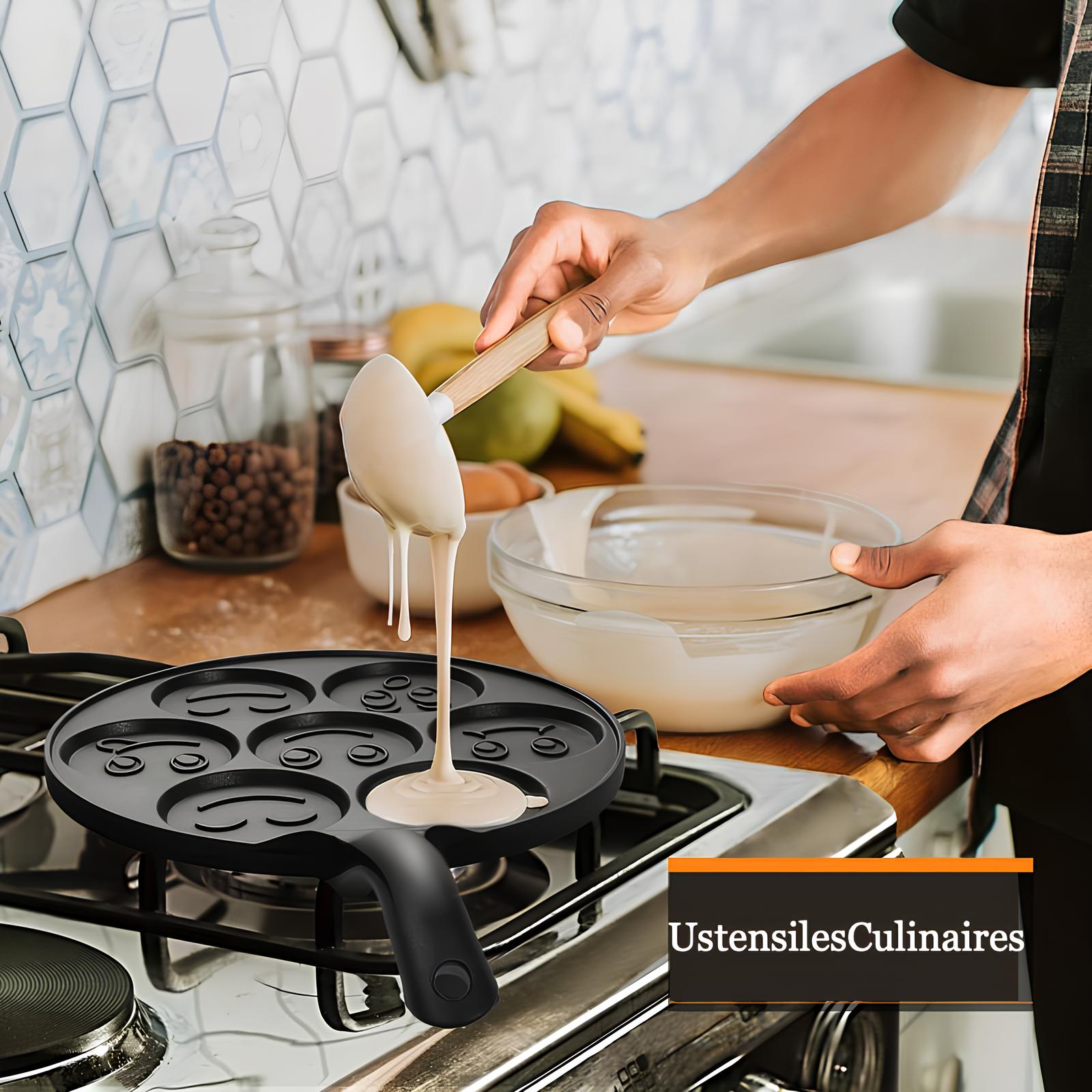 Mini Crêpière Amusante et Originale Antiadhésive - UstensilesCulinaires
