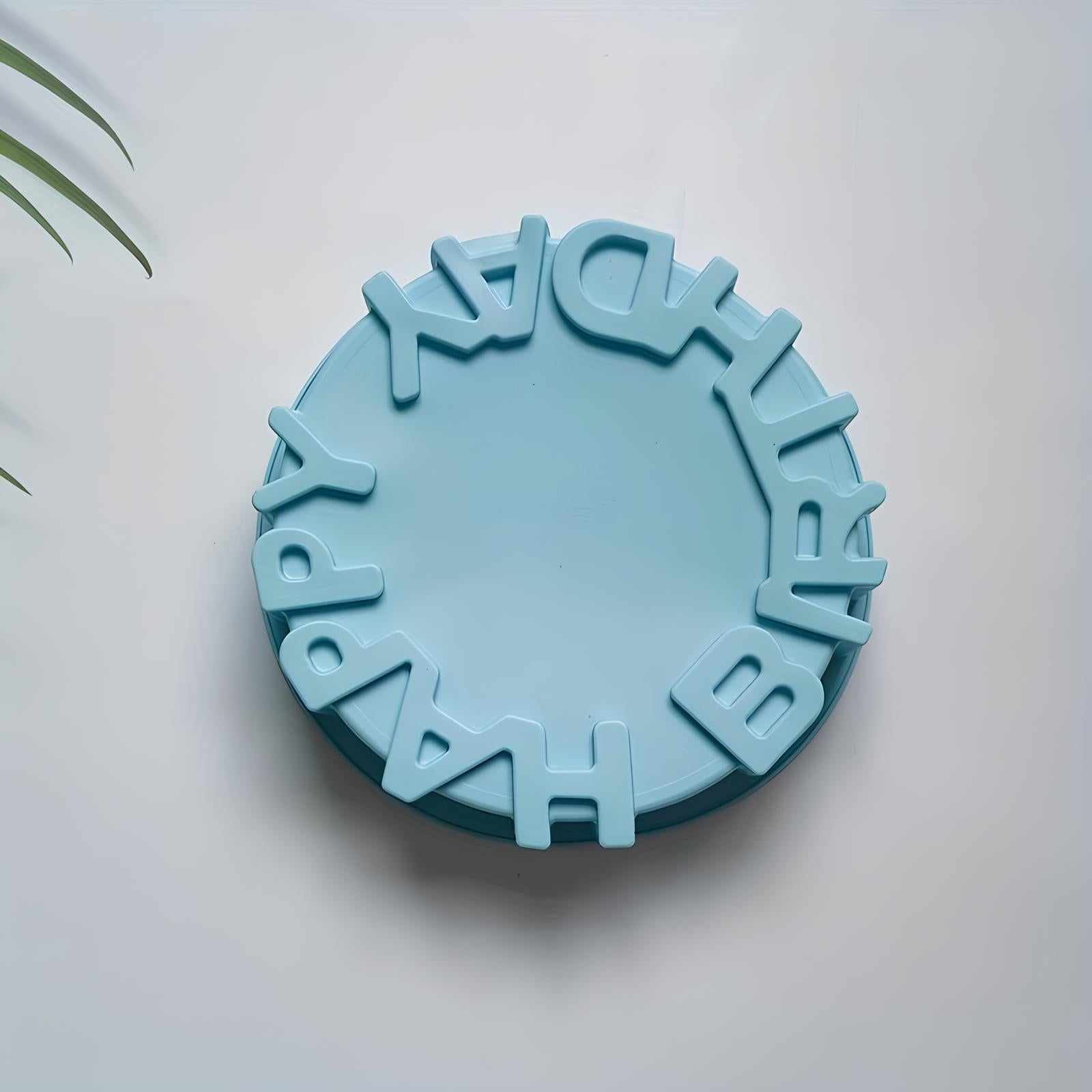 Moule à gâteau en silicone - Happy Birthday - UstensilesCulinaires