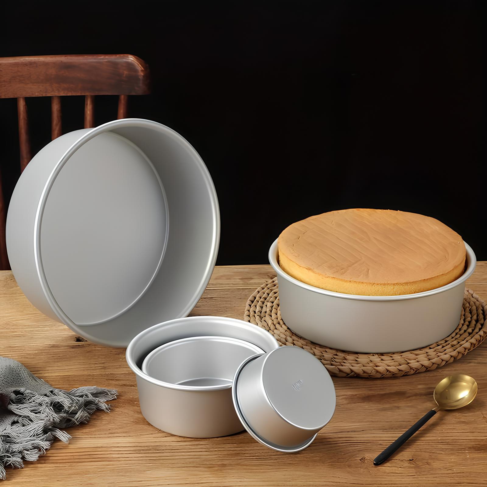 Moule à gâteaux rond en aluminium - UstensilesCulinaires