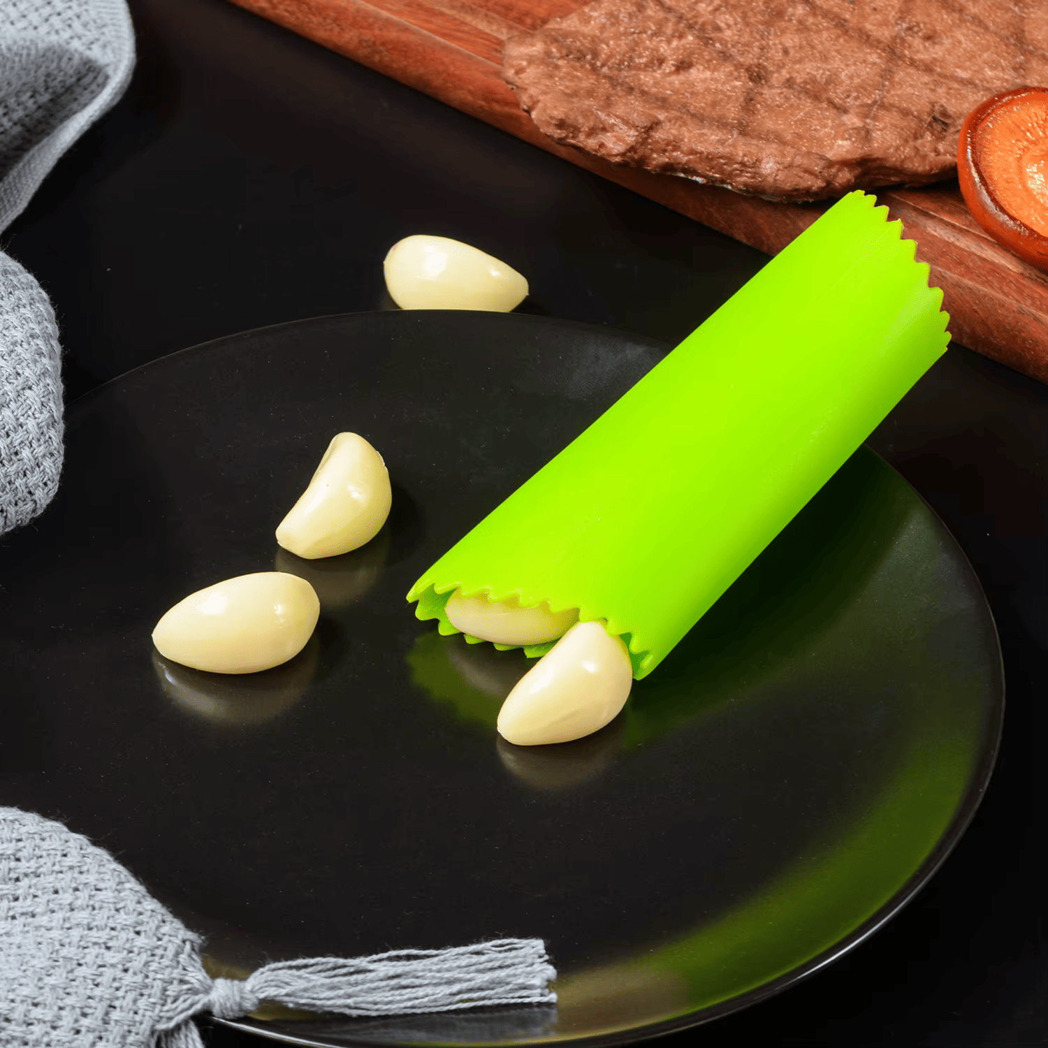 Eplucheur d'ail en silicone