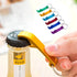 Décapsuleur coloré en métal avec porte-clés - UstensilesCulinaires