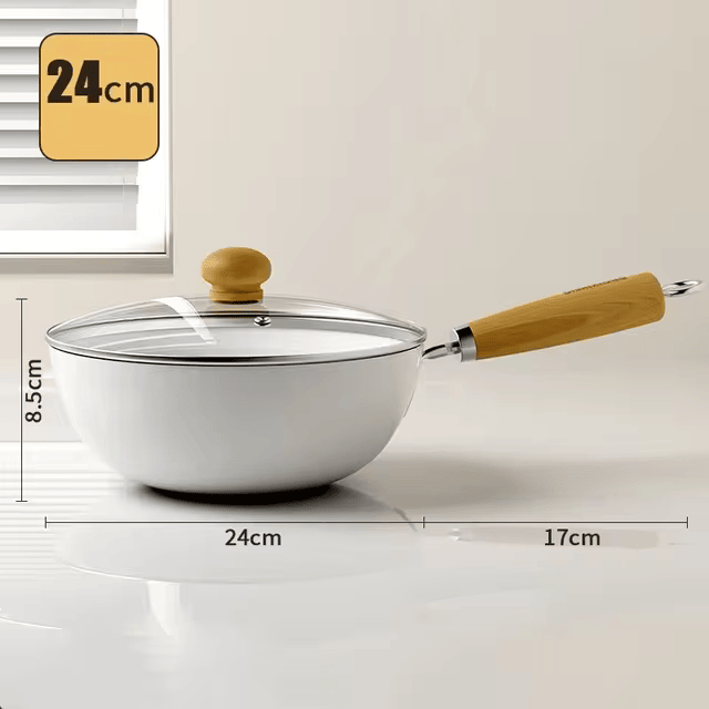 Casserole en céramique tous feux avec couvercle