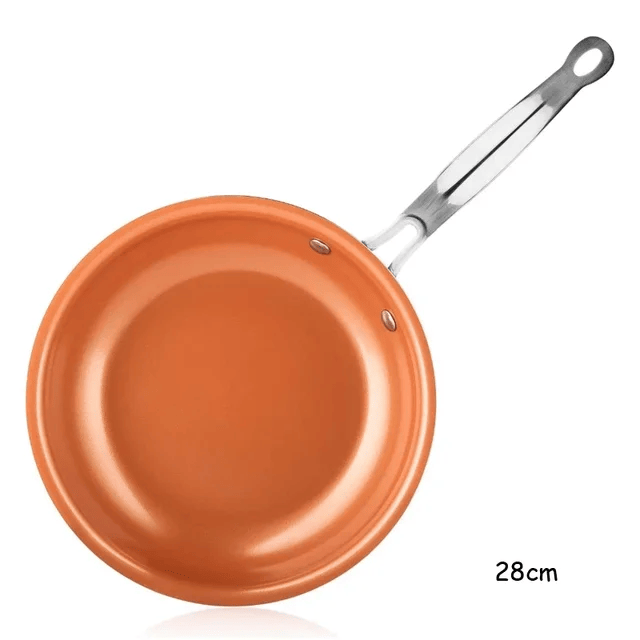 Stainless steel wok with non-stick coating